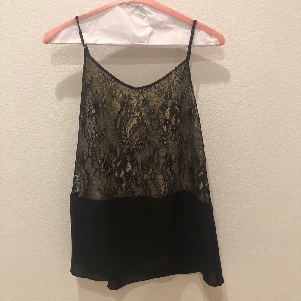 Lacy Black Top